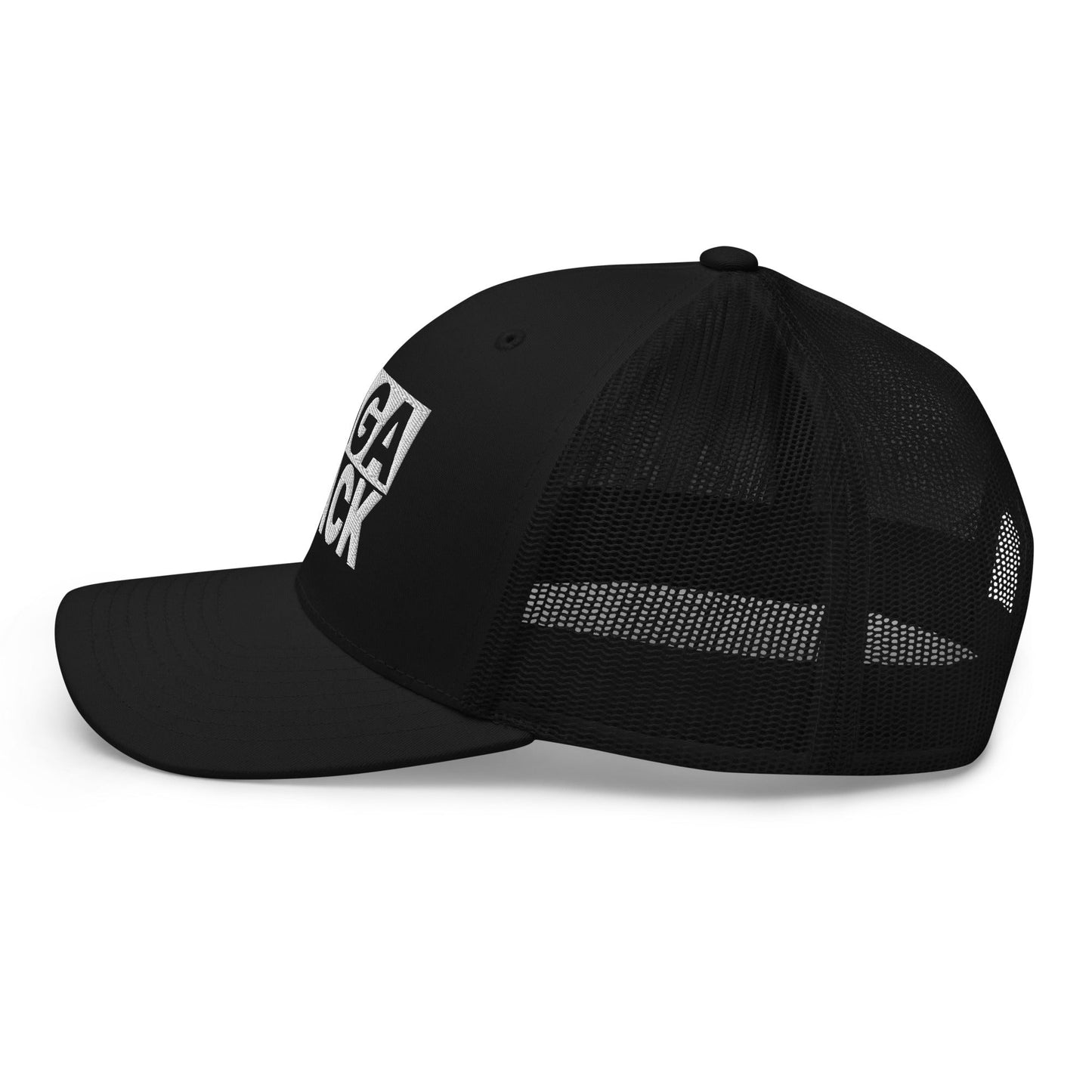 MAGA Black Retro Trucker Hat Black