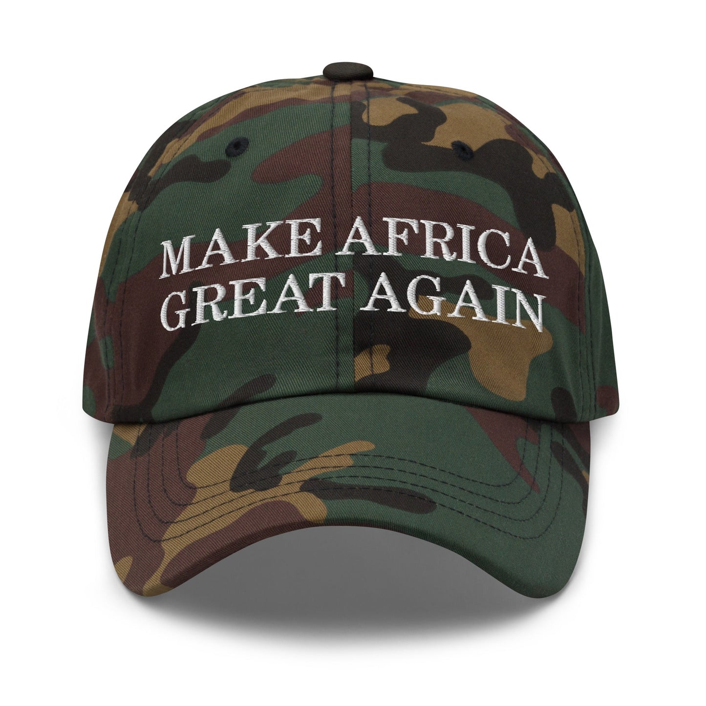 Make Africa Great Again Dad Hat Green Camo