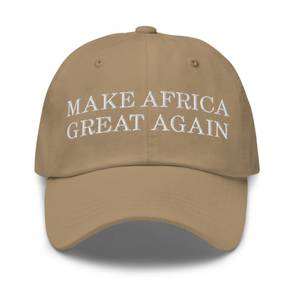 Make Africa Great Again Dad Hat Khaki