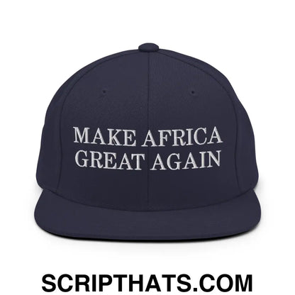 Make Africa Great Again Snapback Hat Navy