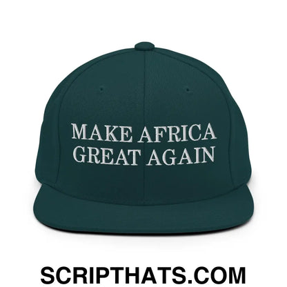 Make Africa Great Again Snapback Hat Spruce