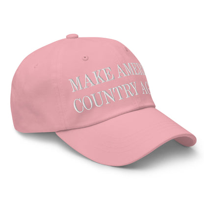 Make America Country Again Embroidered Dad Hat Pink