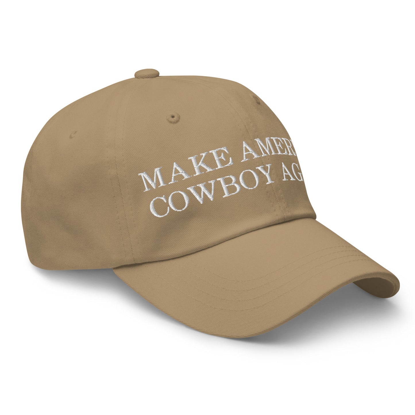 Make America Cowboy Again Dad Hat Khaki