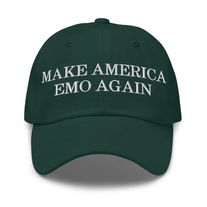 Make America Emo Again Dad Hat Spruce