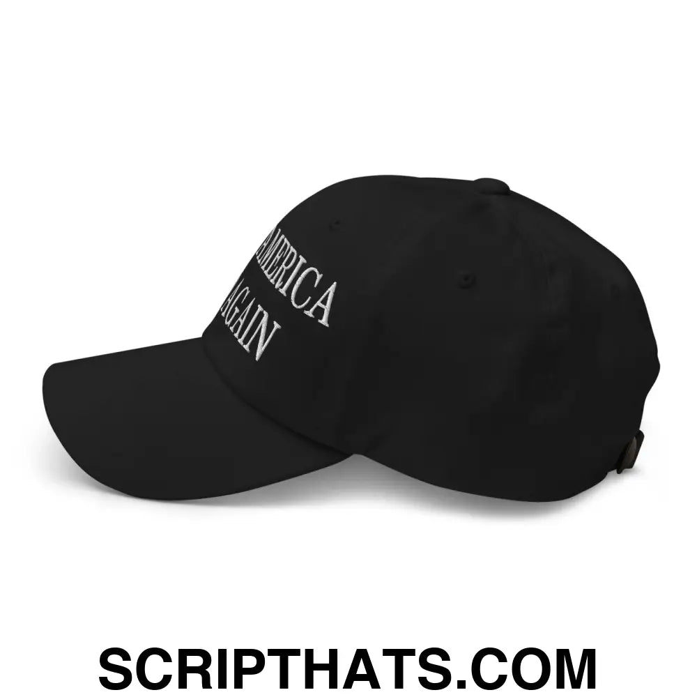 Make America Emo Again Embroidered Dad Hat Black