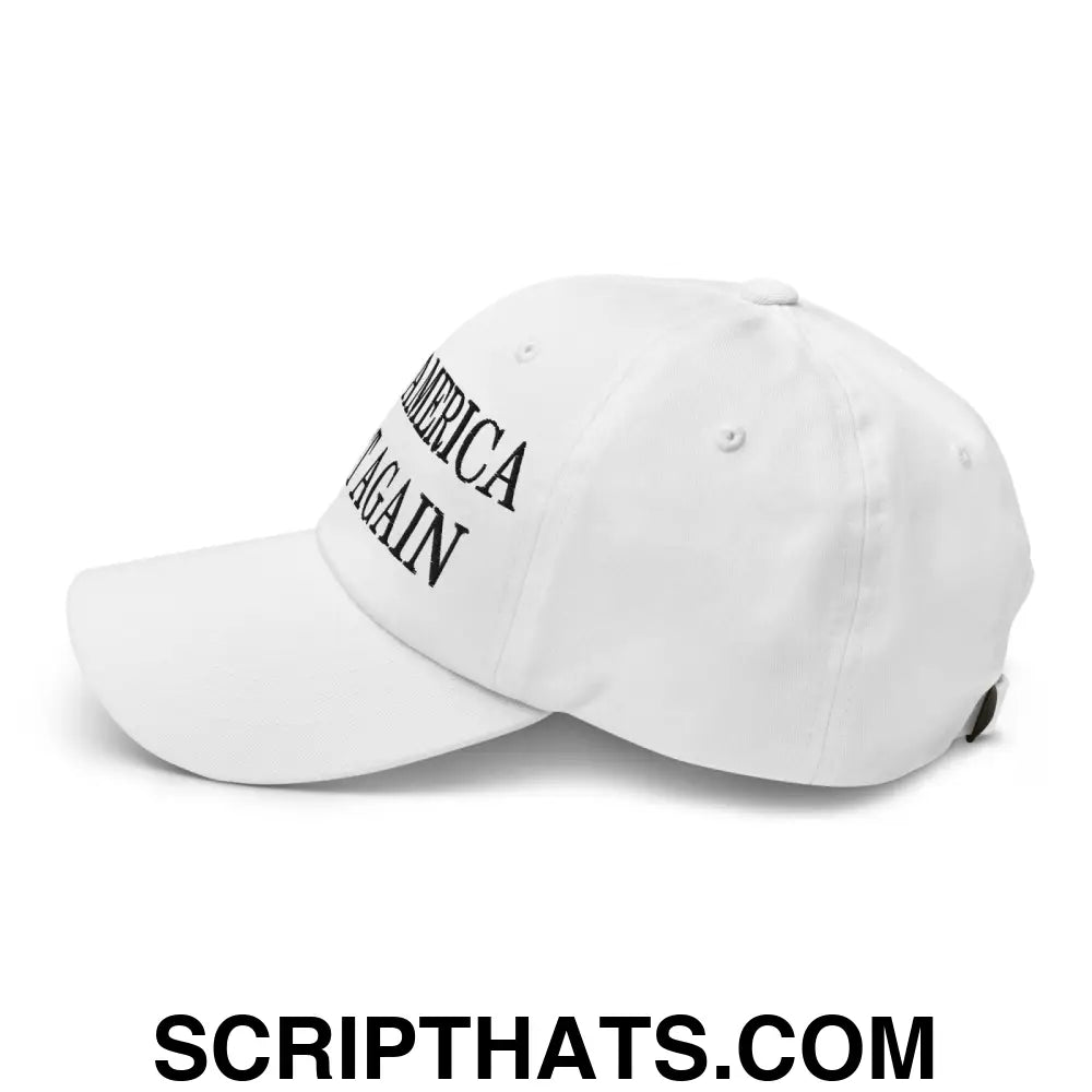 Make America Great Again MAGA Campaign Dad Hat White