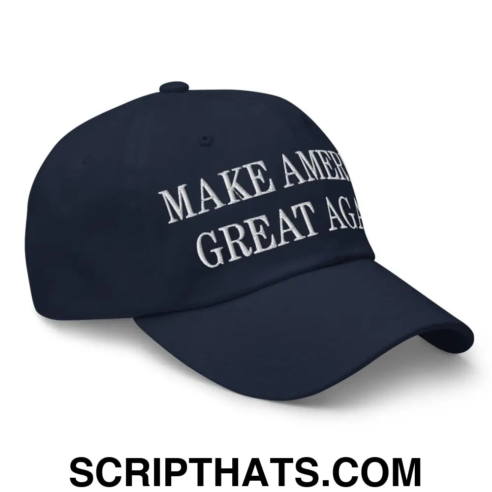 Make America Great Again MAGA Campaign Dad Hat Navy