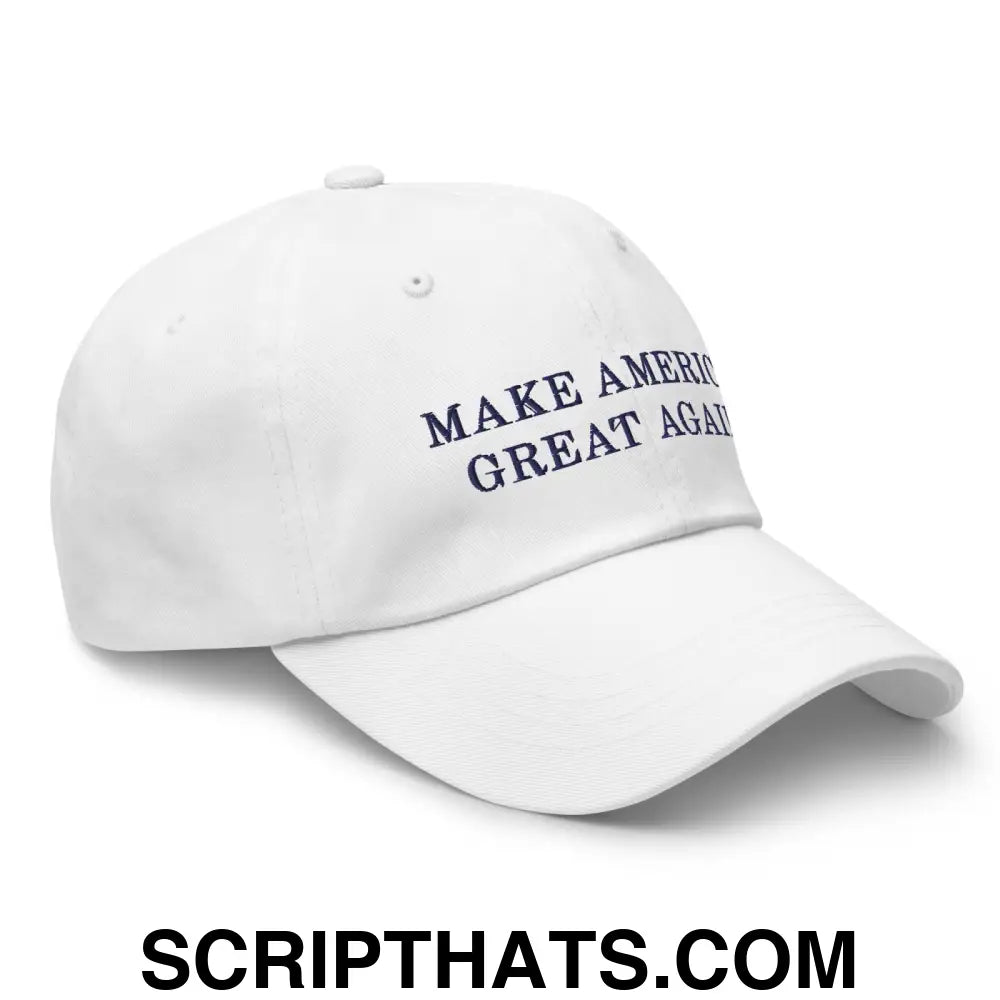 Make America Great Again MAGA Dad Hat White