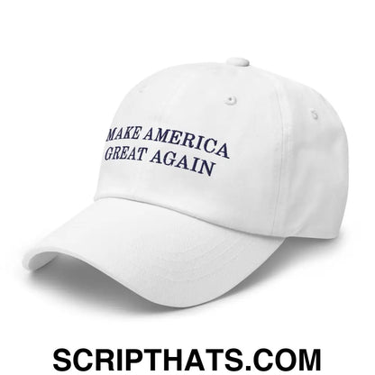 Make America Great Again MAGA Dad Hat White