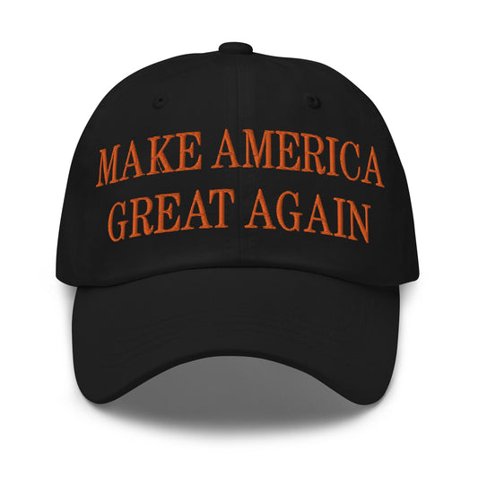 Make America Great Again MAGA Halloween Dad Hat Black