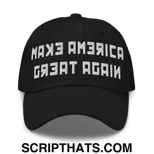 Make America Great Again MAGA Russian Asset Embroidered Unstructured Dad Hat Black