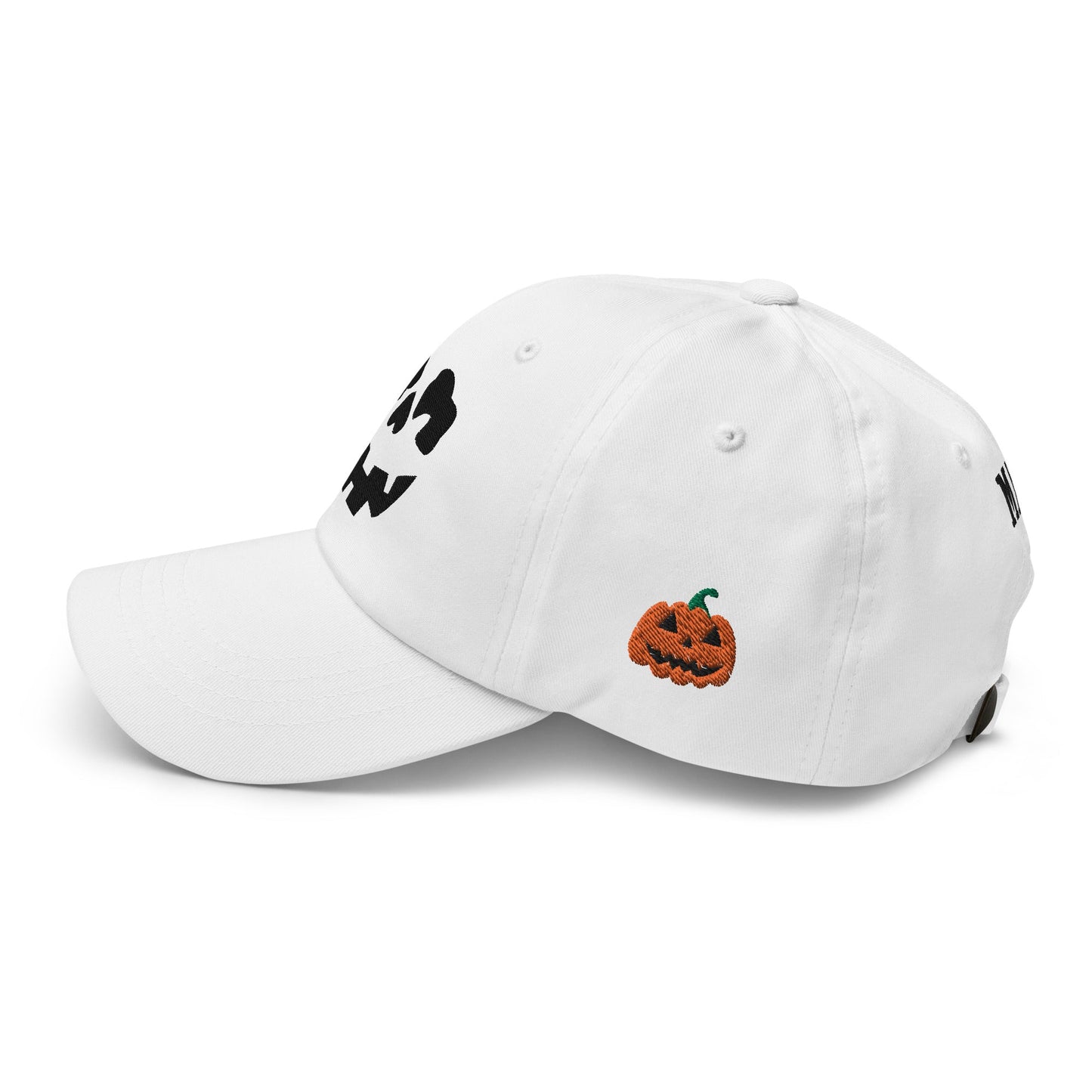 Make America Great Again MAGA Skull Halloween Dad Hat White