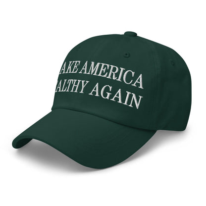 Make America Healthy Again Embroidered Dad Hat Spruce