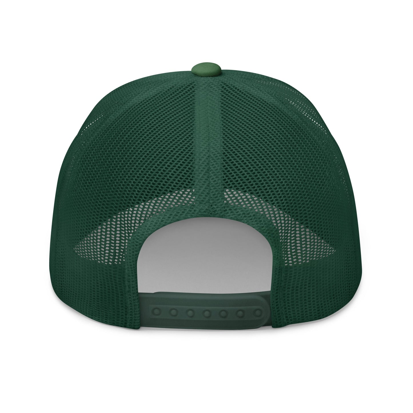 Make America Nice Again Embroidered Mesh Trucker Hat Evergreen