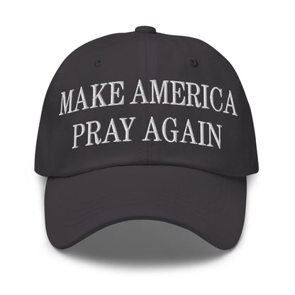 Make America Pray Again Embroidered Dad Hat Light Blue