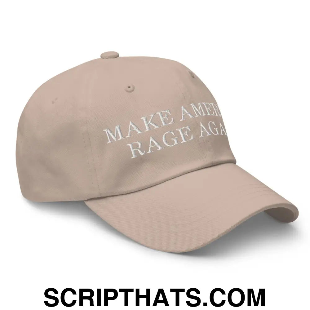 Make America Rage Again Dad Hat Stone