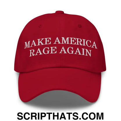 Make America Rage Again Dad Hat Cranberry