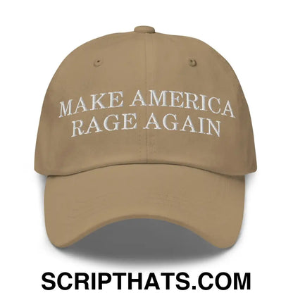 Make America Rage Again Dad Hat Khaki