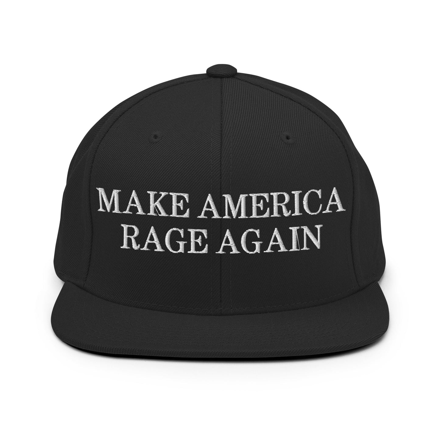 Make America Rage Again Snapback Hat Black