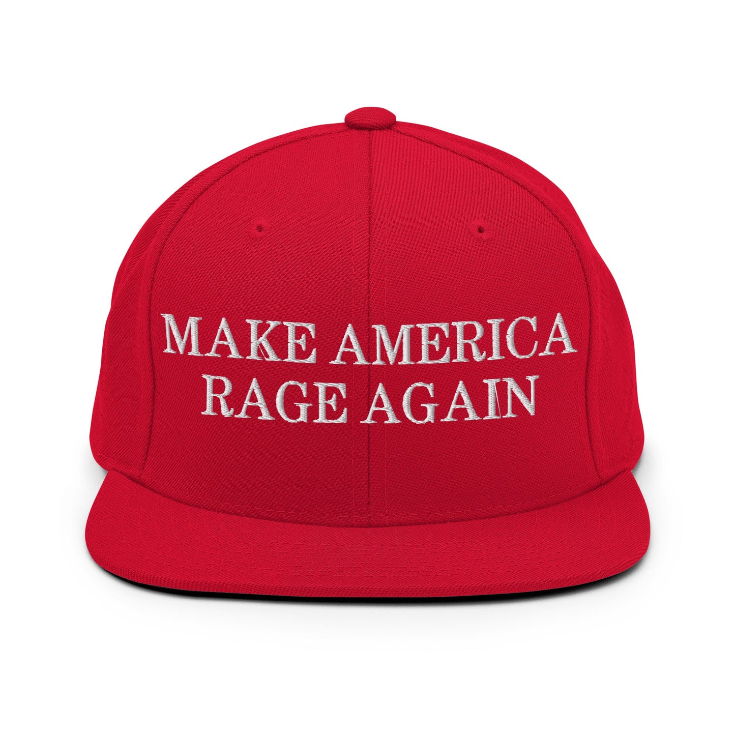 Make America Rage Again Snapback Hat Red