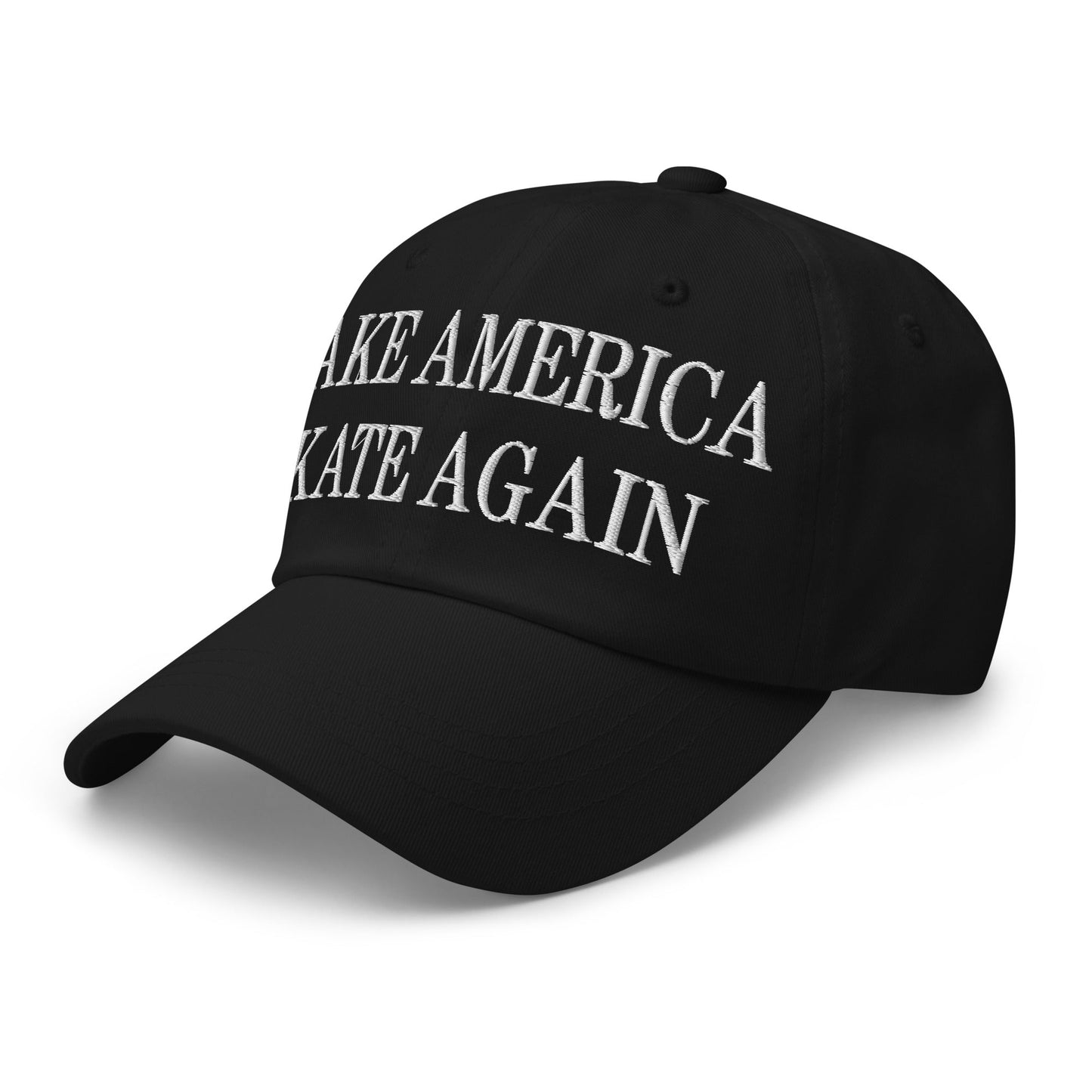 Make America Skate Again Embroidered Dad Hat Black