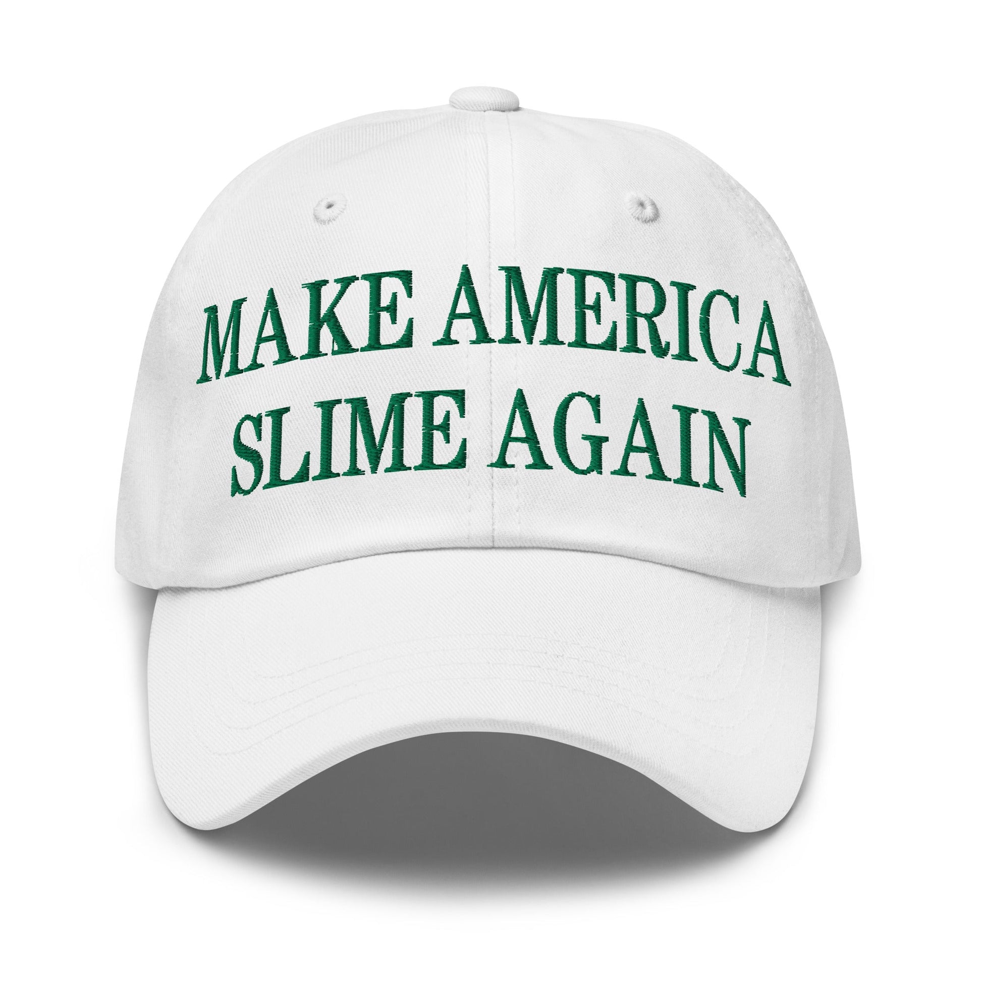 Make America Slime Again Embroidered Dad Hat Default Title