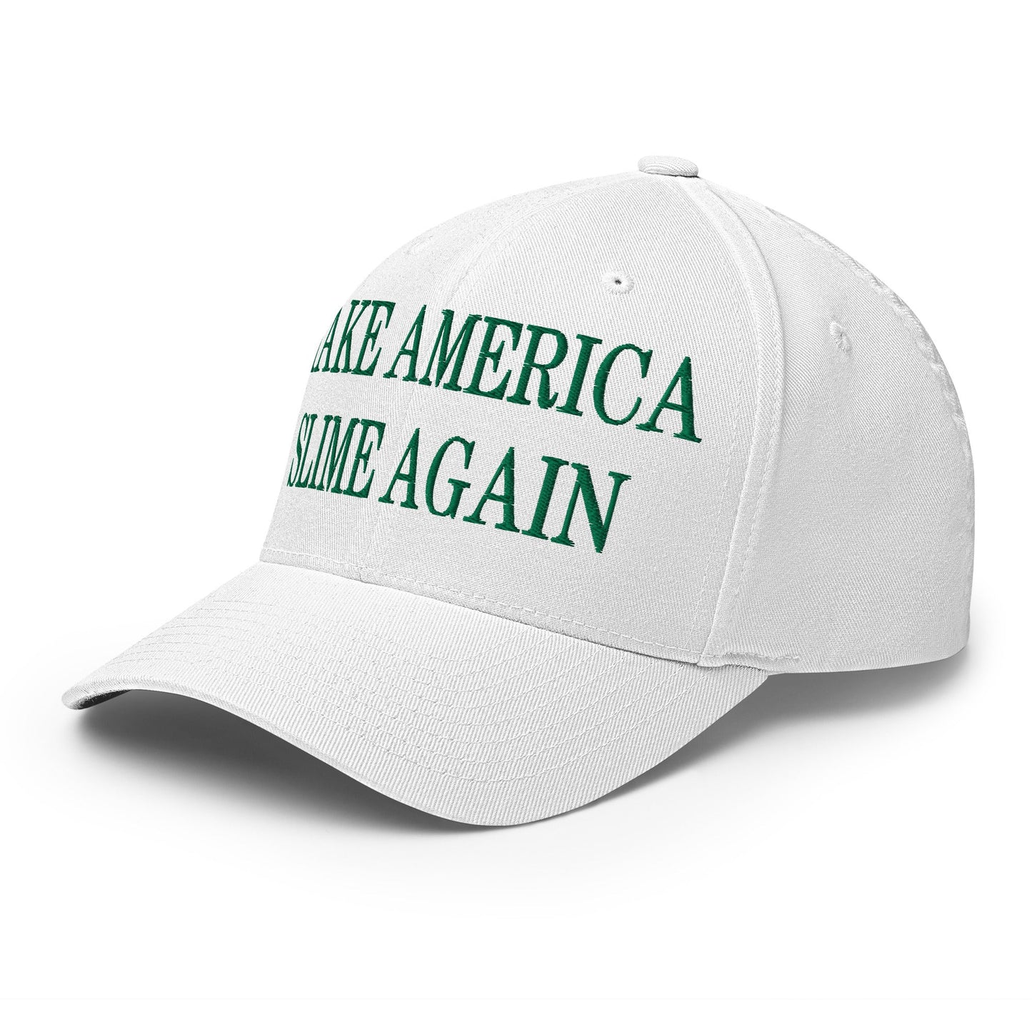 Make America Slime Again Embroidered Stretch Fit Baseball Hat