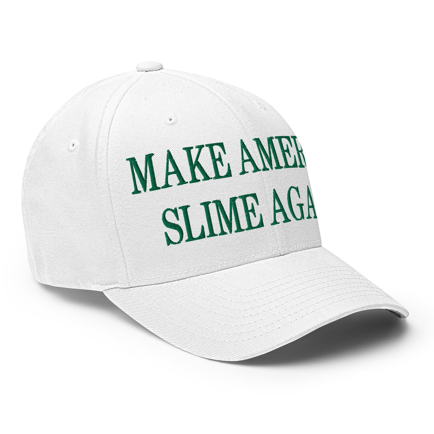 Make America Slime Again Embroidered Stretch Fit Baseball Hat