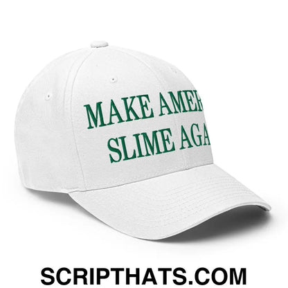 Make America Slime Again Embroidered Stretch Fit Baseball Hat