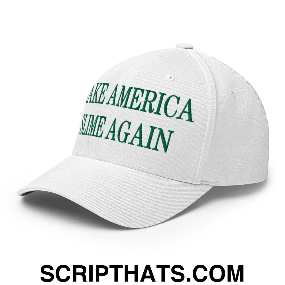 Make America Slime Again Embroidered Stretch Fit Baseball Hat