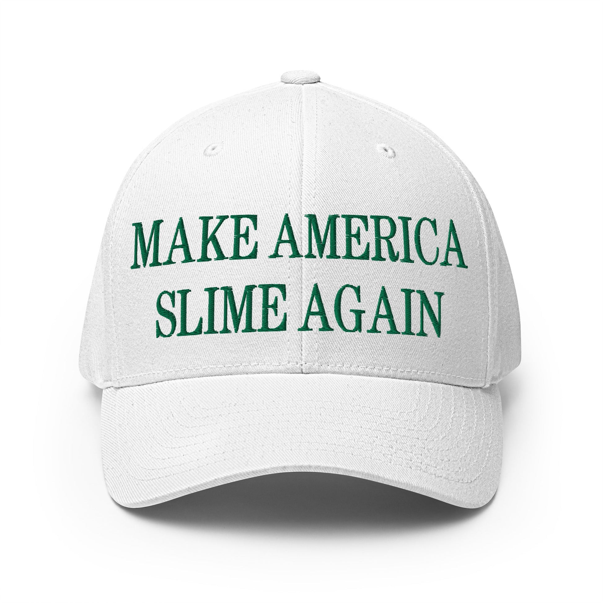 Make America Slime Again Embroidered Stretch Fit Baseball Hat