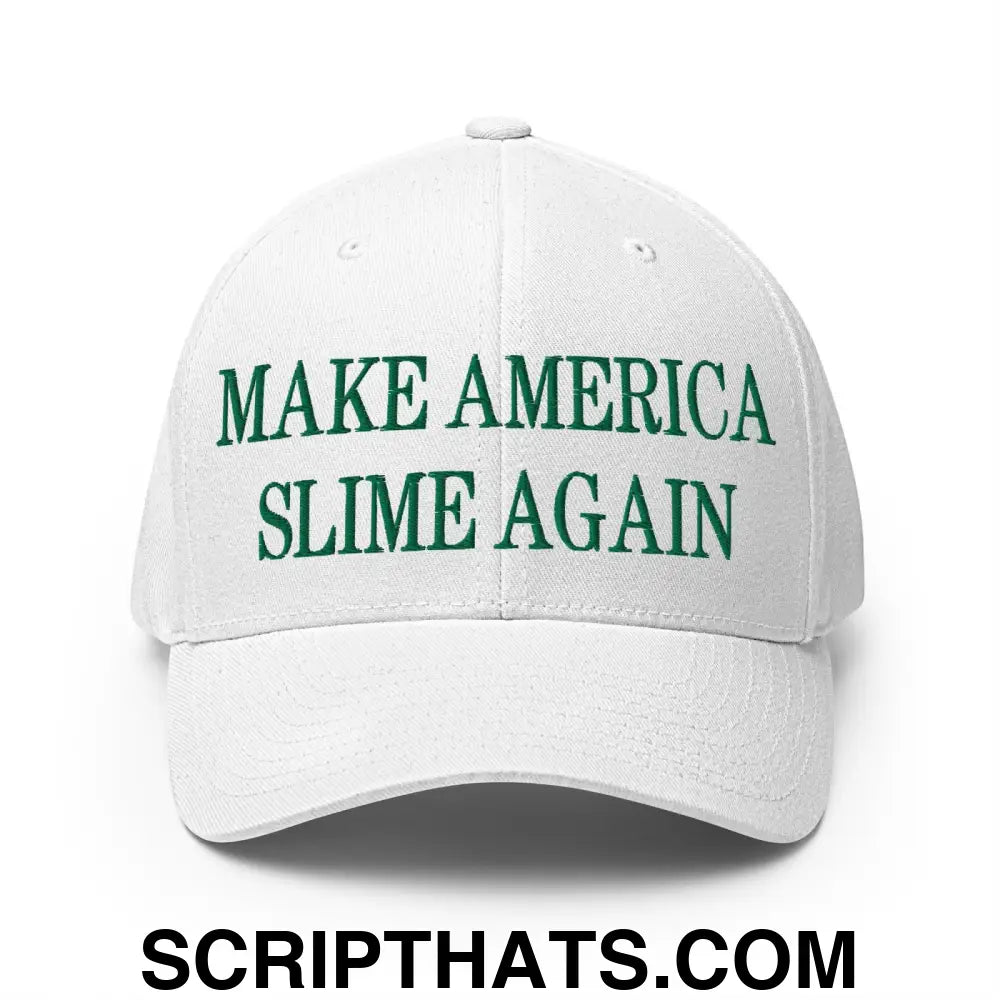 Make America Slime Again Embroidered Stretch Fit Baseball Hat