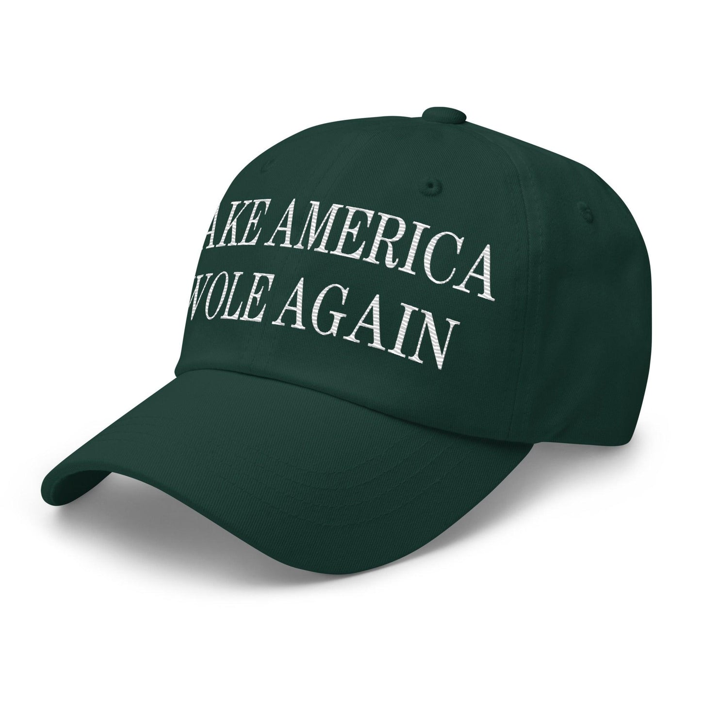 Make America Swole Again Embroidered Dad Hat Spruce