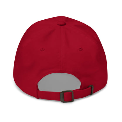 Make America Think Again Dad Hat Cranberry