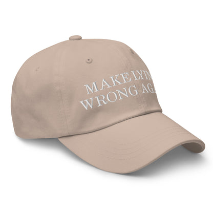 Make Lying Wrong Again Dad Hat Stone