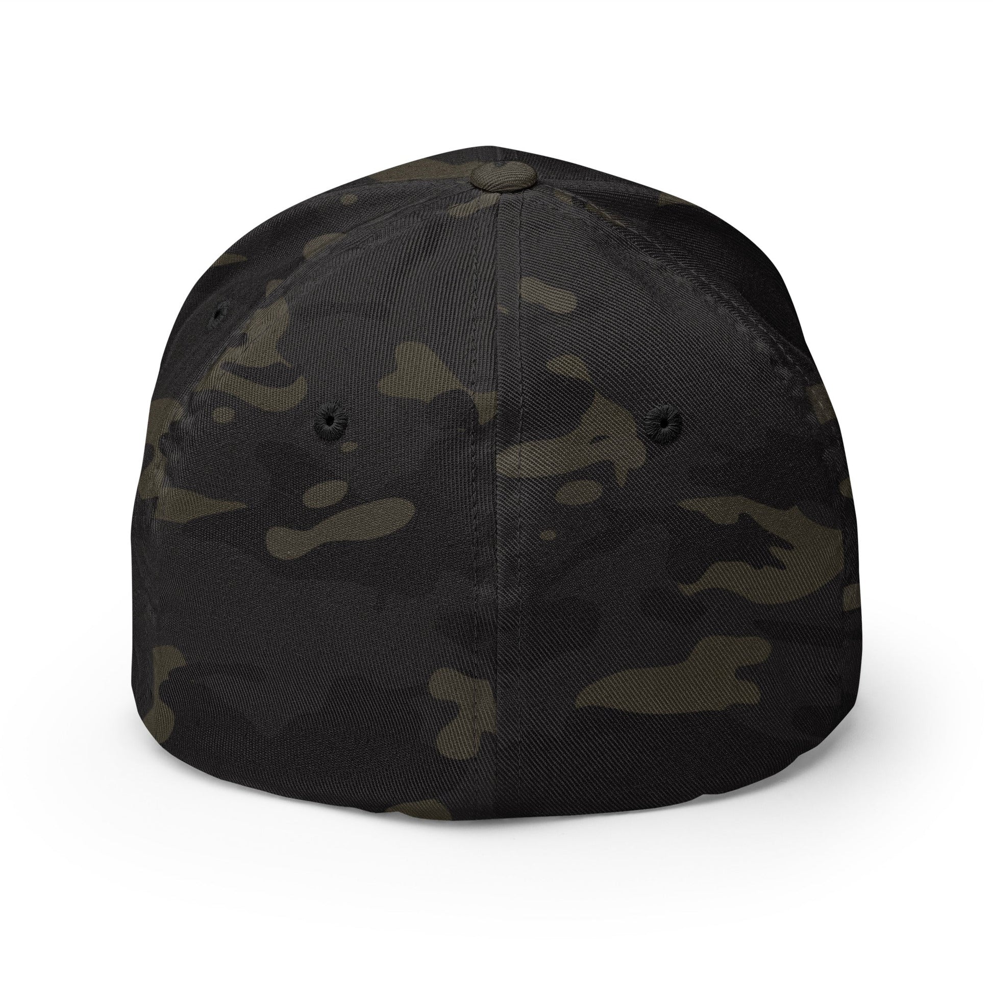 Make Pets Safe Again Embroidered Stretch Fit Baseball Hat Multicam Black