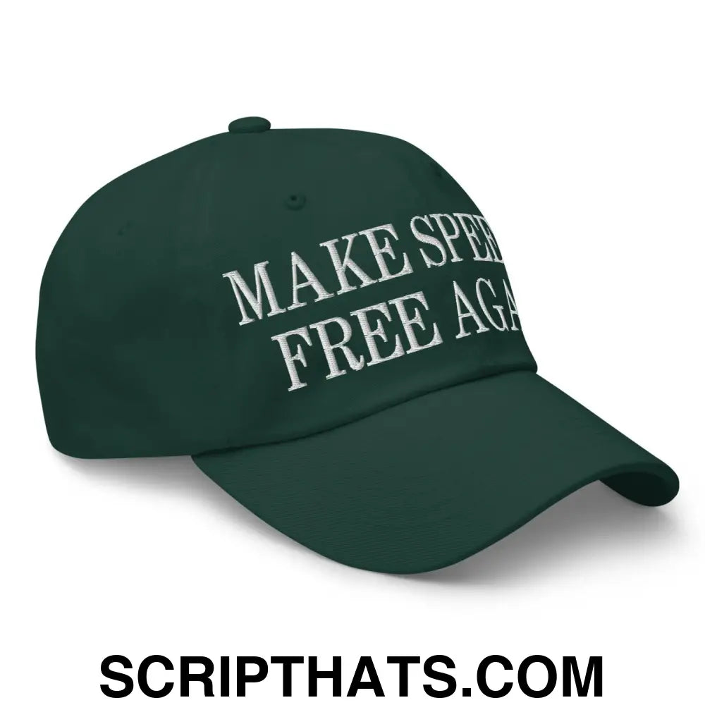 Make Speech Free Again Dad Hat Spruce