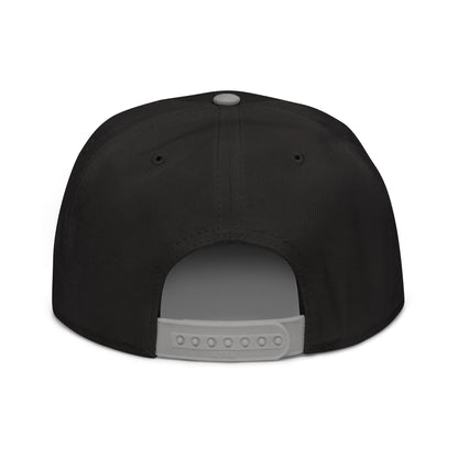 Make Speech Free Again High Crown Snapback Hat Gray Black Black