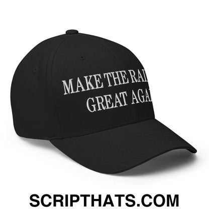 Make The Raiders Great Again Embroidered Stretch Fit Baseball Hat Black