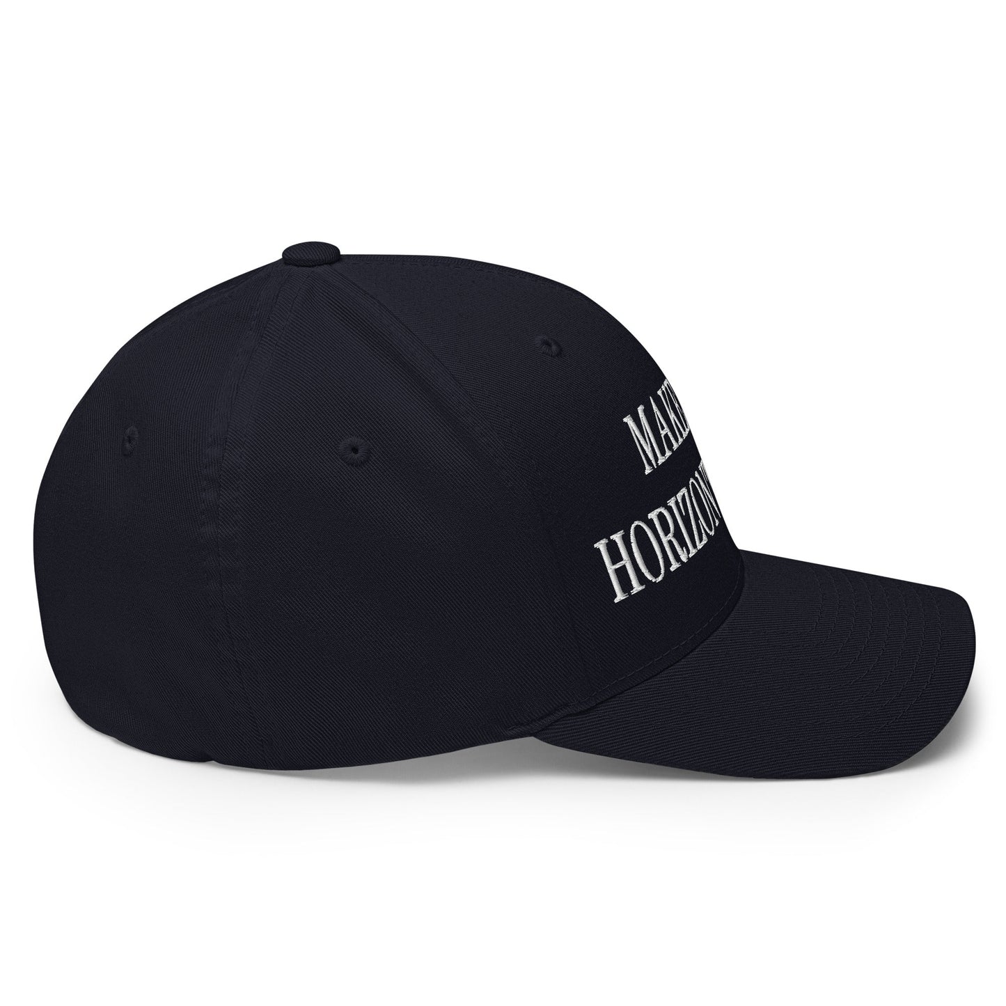 Make Video Horizontal Again Embroidered Stretch Fit Baseball Hat Dark Navy