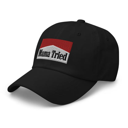 Mama Tried Parody Dad Hat Black