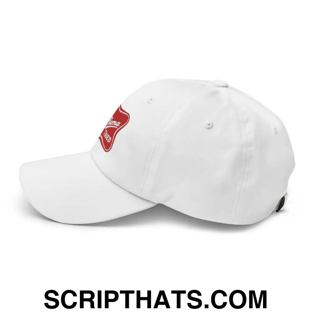 Mama Tried Parody III Dad Hat White