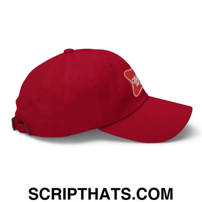 Mama Tried Parody III Dad Hat Cranberry