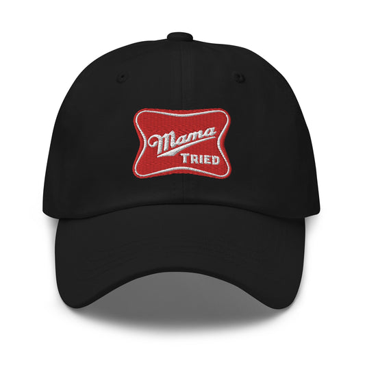 Mama Tried Parody III Dad Hat Black