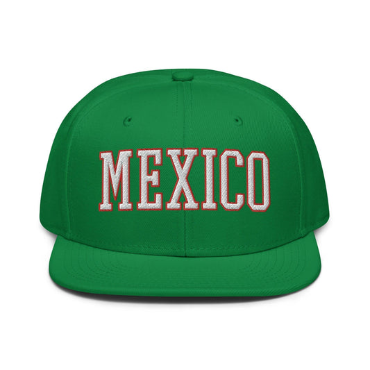 Mexico IV Block Snapback Hat Kelly Green