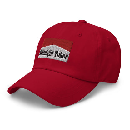 Midnight Toker Dad Hat Cranberry