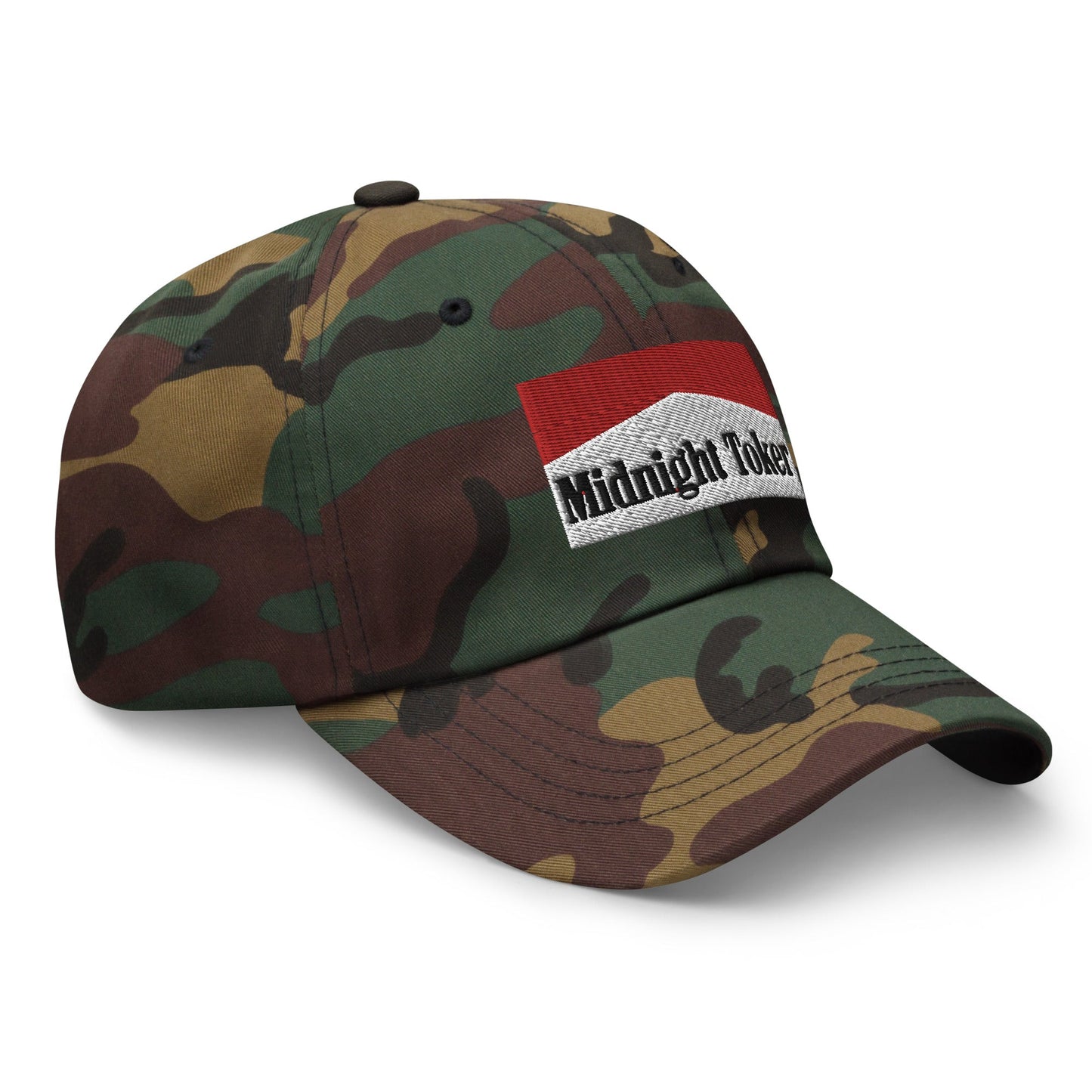 Midnight Toker Dad Hat Green Camo