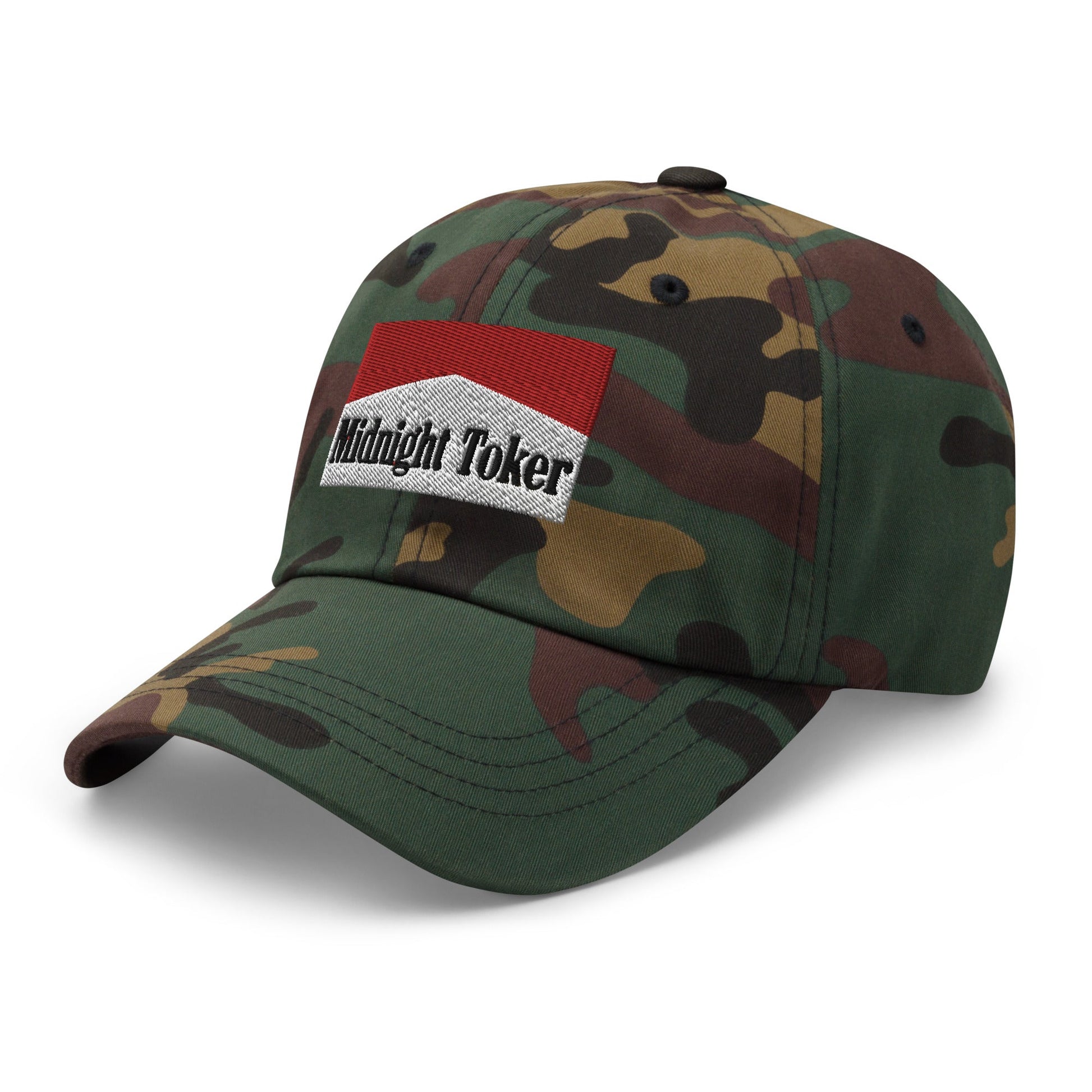 Midnight Toker Dad Hat Green Camo