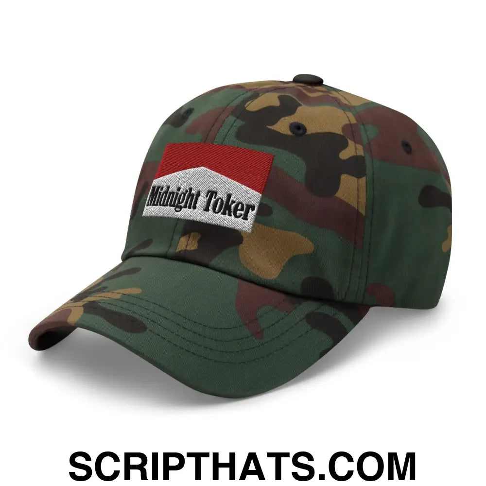 Midnight Toker Dad Hat Green Camo