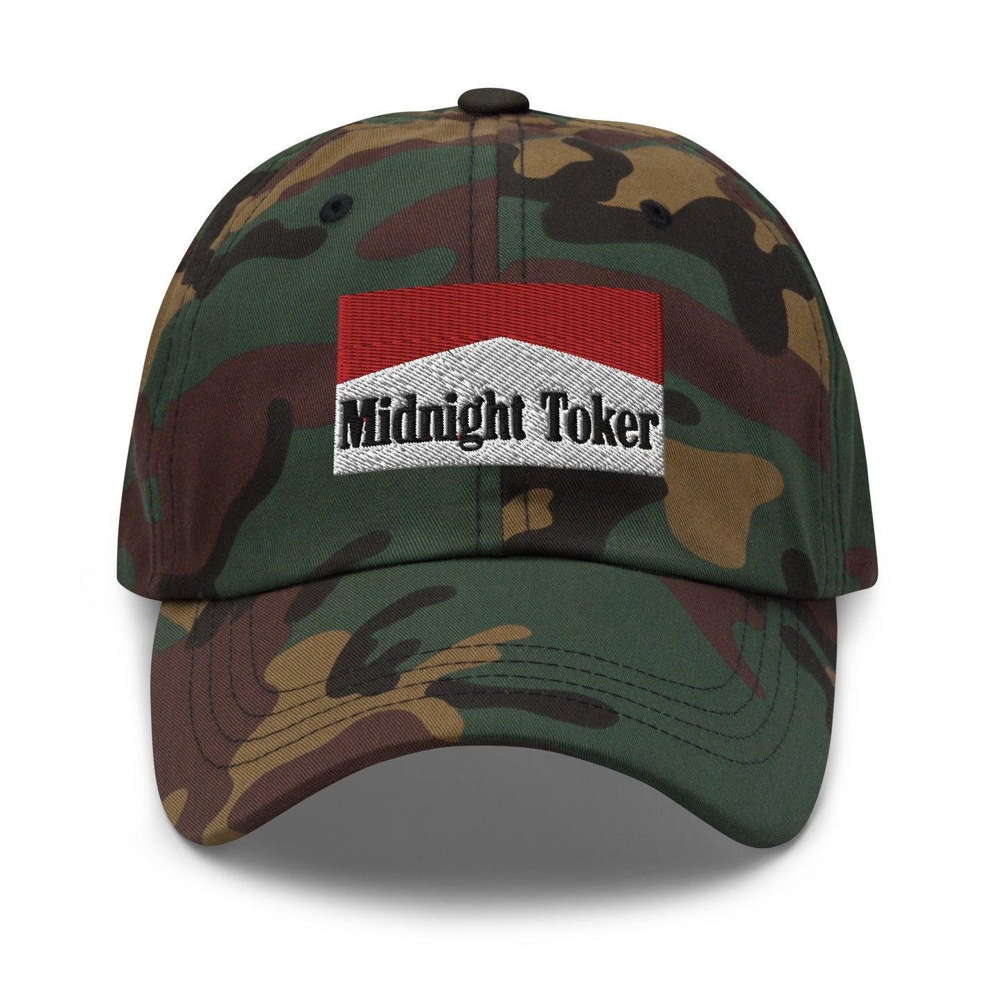 Midnight Toker Dad Hat Green Camo